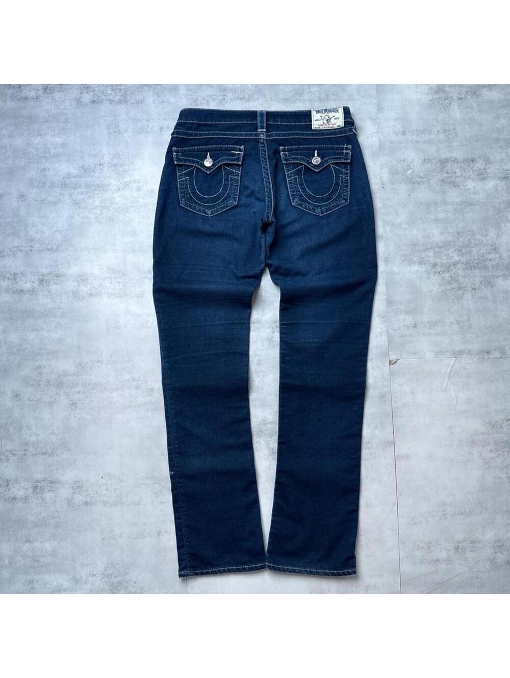 Y2K True Religion 00s Vintage Denim Slim Straight Jeans